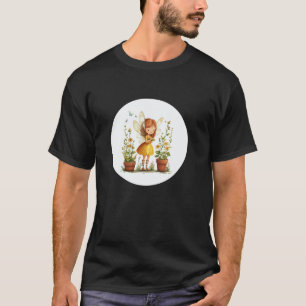 Gartenarbeit 4\Fee Gärtner Grafik für ein Magische T-Shirt