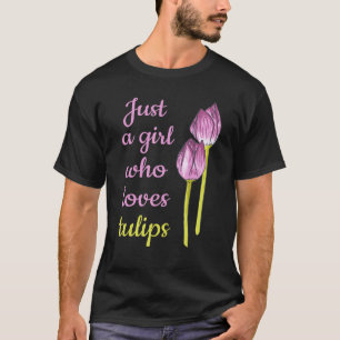 Gartenarbeit 4\Gärtner Schöne Tulpenblume Nur Ein T-Shirt