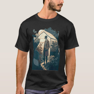 Gartenarbeit 4\Gewächshaus Kleingarten Vintage Gr T-Shirt