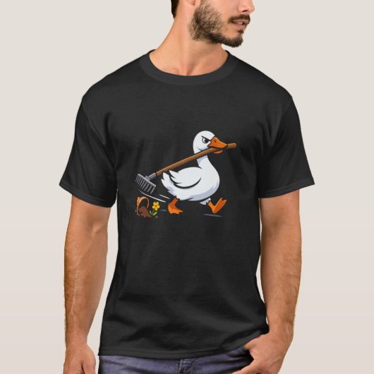 Gartenarbeit 4\Lustige Gans Gärtnernde Mutter für T-Shirt (Vorderseite)
