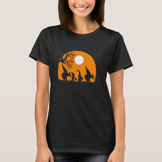 Gartenarbeit 4\Lustiges Gartenzwerg-Kostüm Hallowe T-Shirt (Vorderseite)