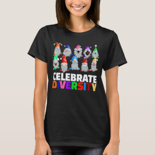 Gartenarbeit 4\Vielfalt feiern Lustiger Gartenzwer T-Shirt