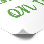 Gartenarbeit auf der Seite der Liebe Poster (Ecke)