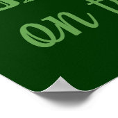 Gartenarbeit auf der Seite der Liebe Poster (Ecke)