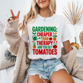 Gartenarbeit: Billiger als Therapie & man bekommt T-Shirt