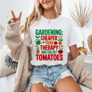 Gartenarbeit: Billiger als Therapie & man bekommt T-Shirt