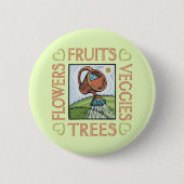 Gartenarbeit Button (Vorderseite)