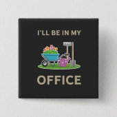 Gartenarbeit Button (Vorderseite)