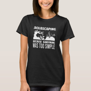 Gartenarbeit Einfache Hart- und Weichlandschaftsge T-Shirt
