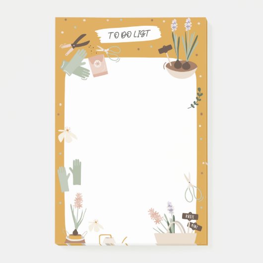 Gartenarbeit für Checklist Post It Notes Post-it Klebezettel (Vorderseite)