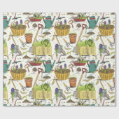 Gartenarbeit Geschenkpapier (Flach)