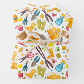 Gartenarbeit Geschenkpapier Set (Beispiel)