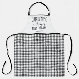 Gartenarbeit ist billiger als Heilgarten Schürze