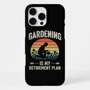 Gartenarbeit ist mein Rentenplan Vintage iPhone 16 Pro Max Hülle