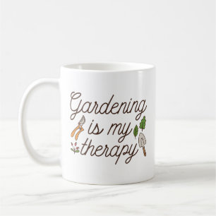 Gartenarbeit ist meine Therapie Kaffeetasse