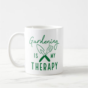 Gartenarbeit ist meine Therapie Kaffeetasse