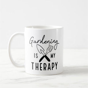 Gartenarbeit ist meine Therapie Kaffeetasse