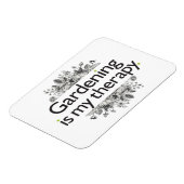 Gartenarbeit ist meine Therapie Magnet (Linke Seite)