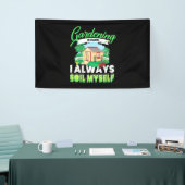 Gartenarbeit ist schwer banner (Messeveranstaltung)