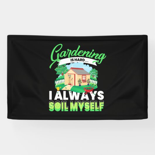 Gartenarbeit ist schwer banner (Horizontal)