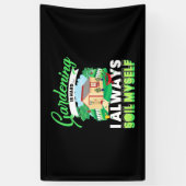 Gartenarbeit ist schwer banner (Vertikal)