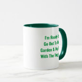 Gartenarbeit-Kaffeetasse Tasse (VorderseiteRechts)