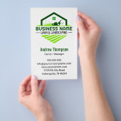 Gartenarbeit Landschaften Grünes Gras Flyer (Handgriff)