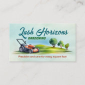 Gartenarbeit Landschaften Visitenkarte (Vorderseite)