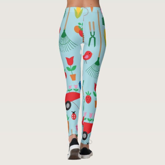 Gartenarbeit Leggings (Rückseite)