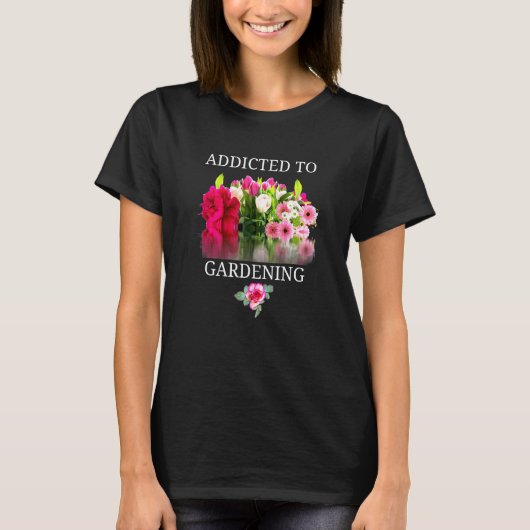 Gartenarbeit Liebe Blumen Wachsende Gärtner Design T-Shirt (Vorderseite)