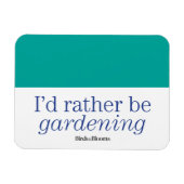 Gartenarbeit Magnet (Horizontal)