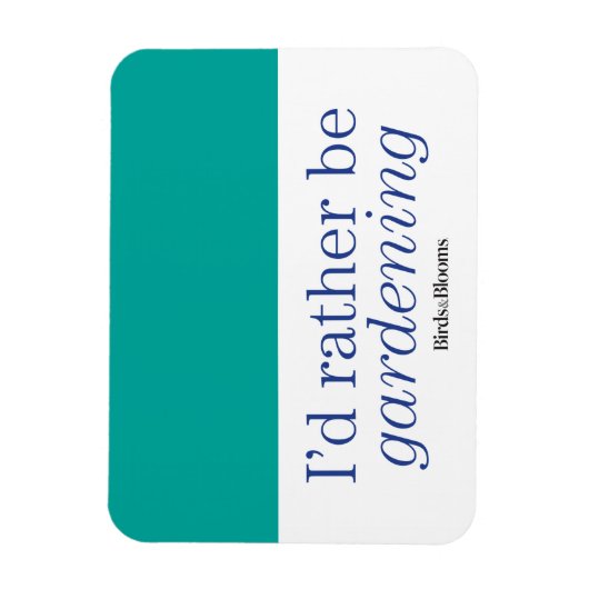 Gartenarbeit Magnet (Vertikal)