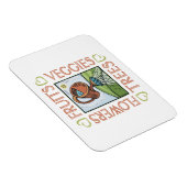 Gartenarbeit Magnet (Rechte Seite)