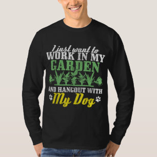 Gartenarbeit mit Hundegärtner T-Shirt