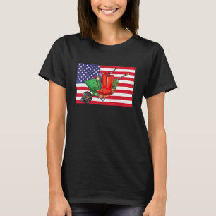 Gartenarbeit Patriot Amerikanische Flagge Patrio T-Shirt