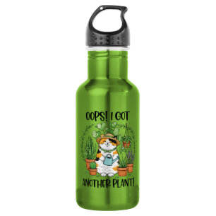Gartenarbeit Pflanzen Katze Oops Ich Habe Noch Ein Edelstahlflasche