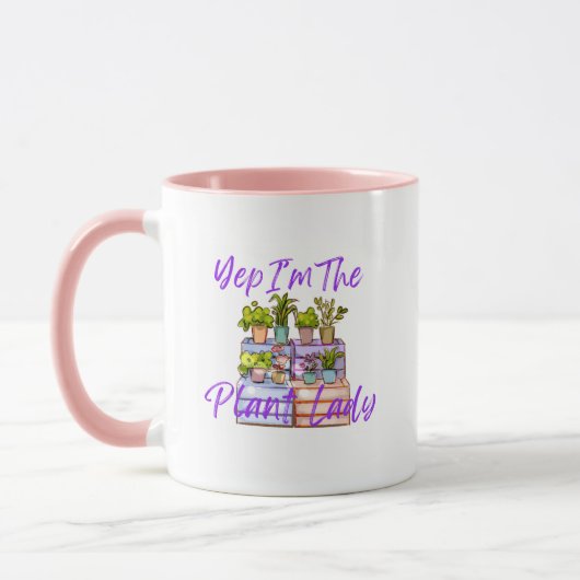 Gartenarbeit "Pflanzenlady" Kaffeetasse (Links)