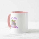 Gartenarbeit "Pflanzenlady" Kaffeetasse (Vorderseite Links)