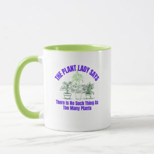 Gartenarbeit "Pflanzenlady" Kaffeetasse