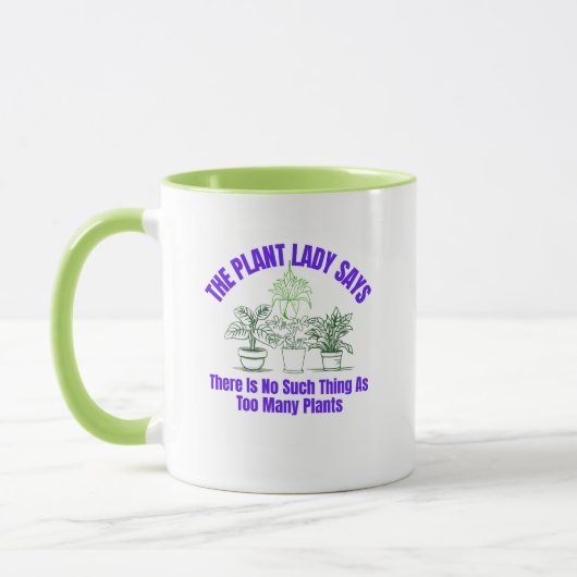 Gartenarbeit "Pflanzenlady" Kaffeetasse (Links)
