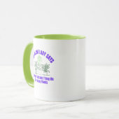 Gartenarbeit "Pflanzenlady" Kaffeetasse (Vorderseite Links)