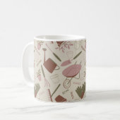 Gartenarbeit Rose Kaffeetasse (Vorderseite Links)
