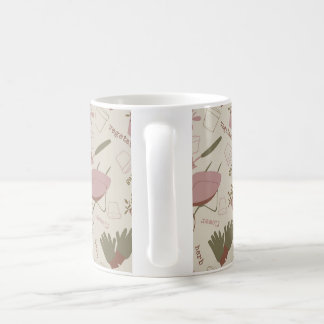 Gartenarbeit Rose Kaffeetasse