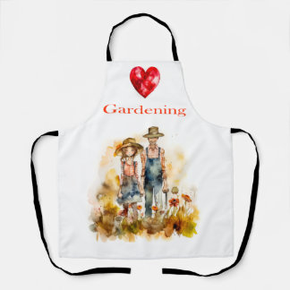 Gartenarbeit Schürze