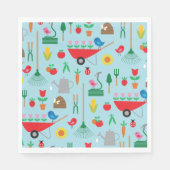 Gartenarbeit Serviette (Vorderseite)