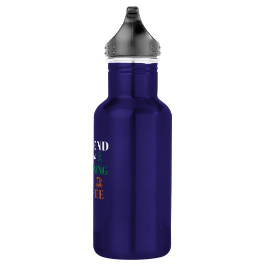 Gartenarbeit-Spruch Edelstahlflasche (Rechts)