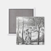 Gartenarbeit und Pflanze Maladies Magnet (Vorderseite/Rückseite)