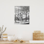 Gartenarbeit und Pflanze Maladies Poster (Küche)