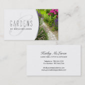 Gartenarbeit und Visitenkarte landschaftlich (Vorne/Hinten)