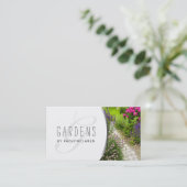 Gartenarbeit und Visitenkarte landschaftlich (Stehend Vorderseite)